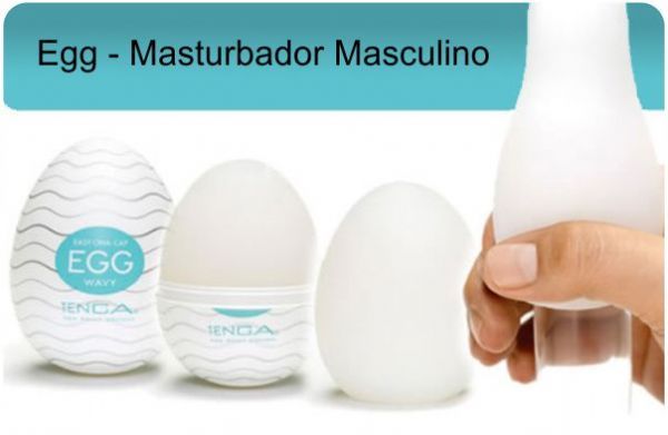 Masturbador EGG em Silicone Importado